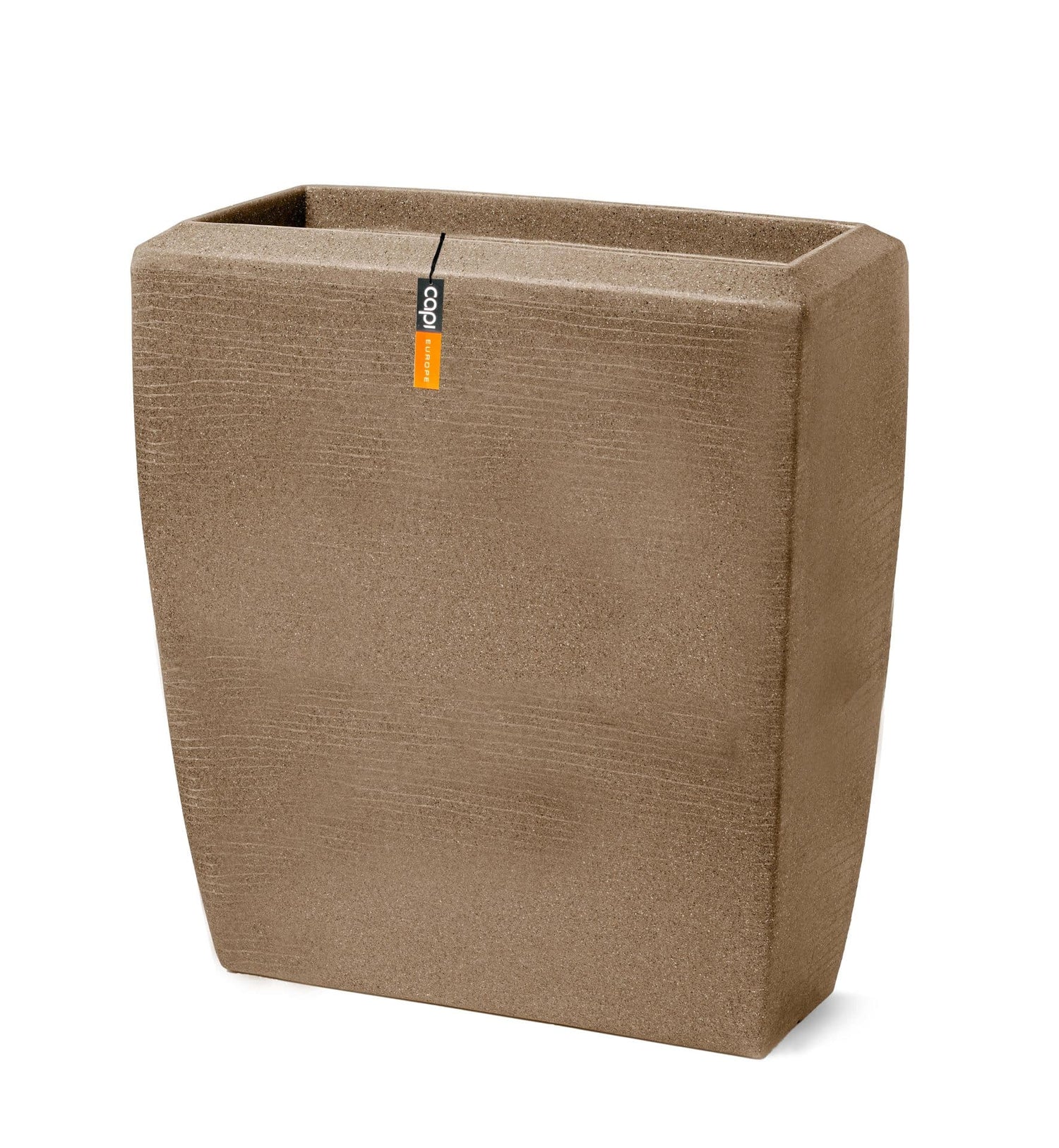 Capi Europe - Bak rechthoek hoog Arc Granite - Warm taupe - 88x36x100