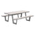 Bell aluminium picknick set - 200x178 cm - taupe