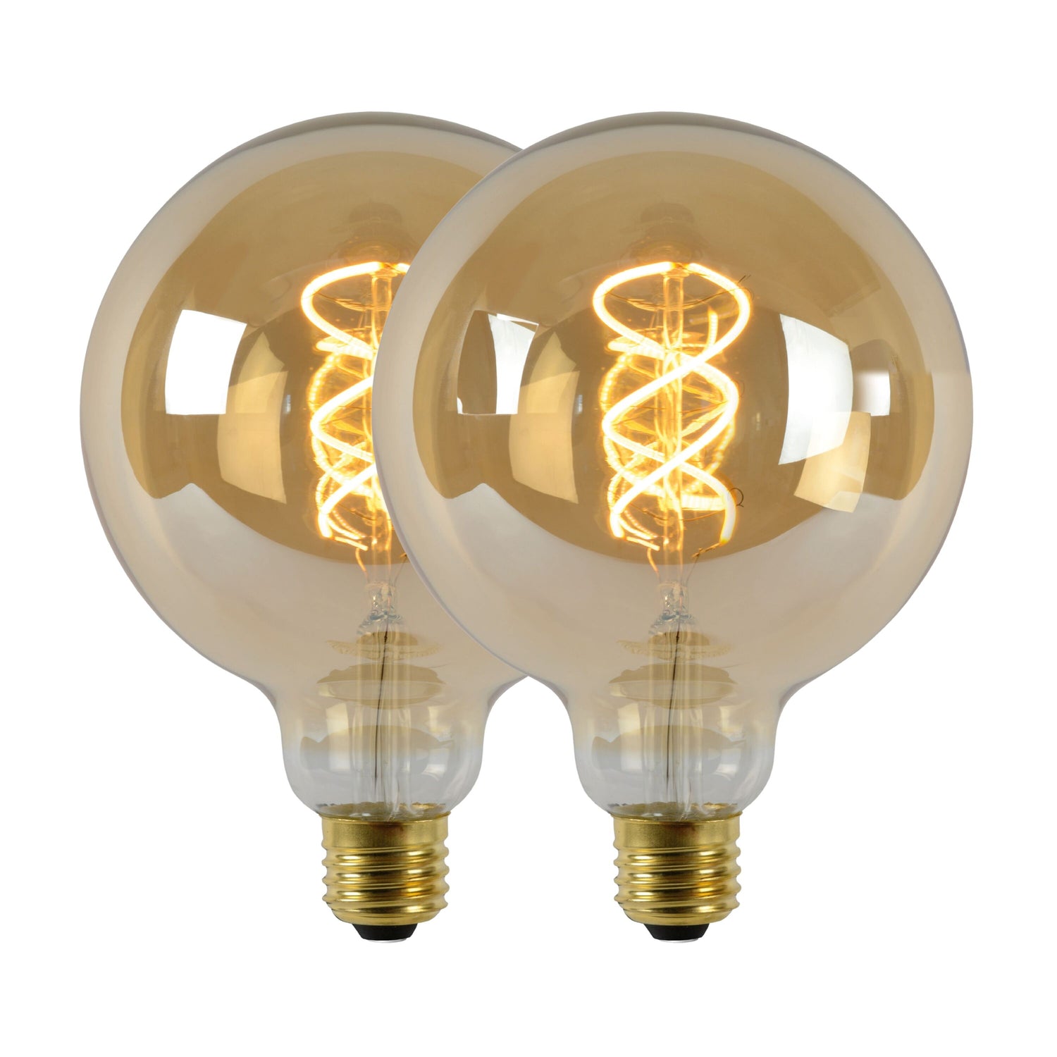 Lucide G125 Filament lamp - Amber (set van 2)