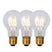 Lucide A60 Filament lamp - Transparant (set van 3)