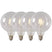 Lucide G95 Class B Filament lamp - Transparant (set van 4)