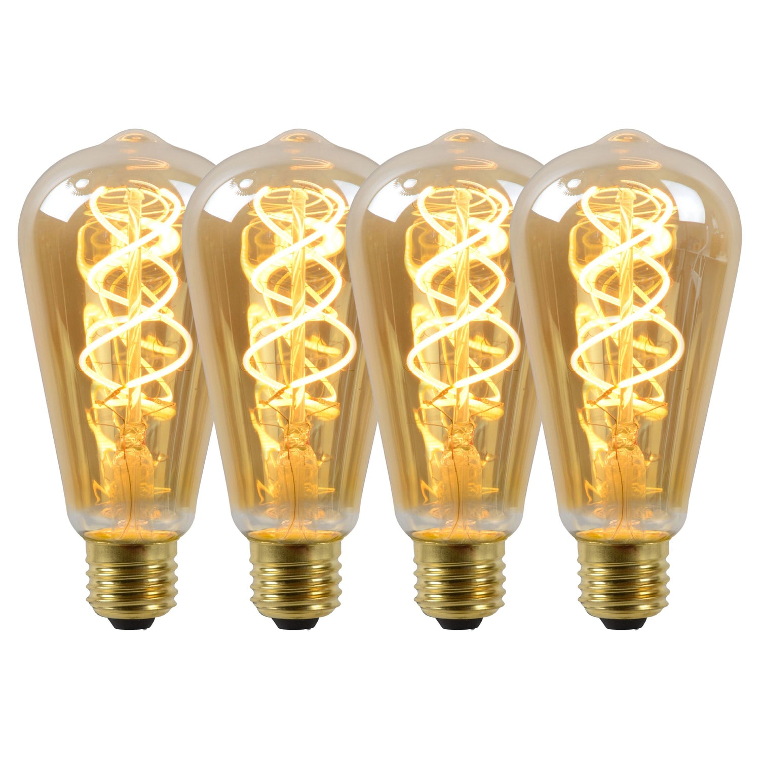 Lucide ST64 Filament lamp - Amber (set van 4)