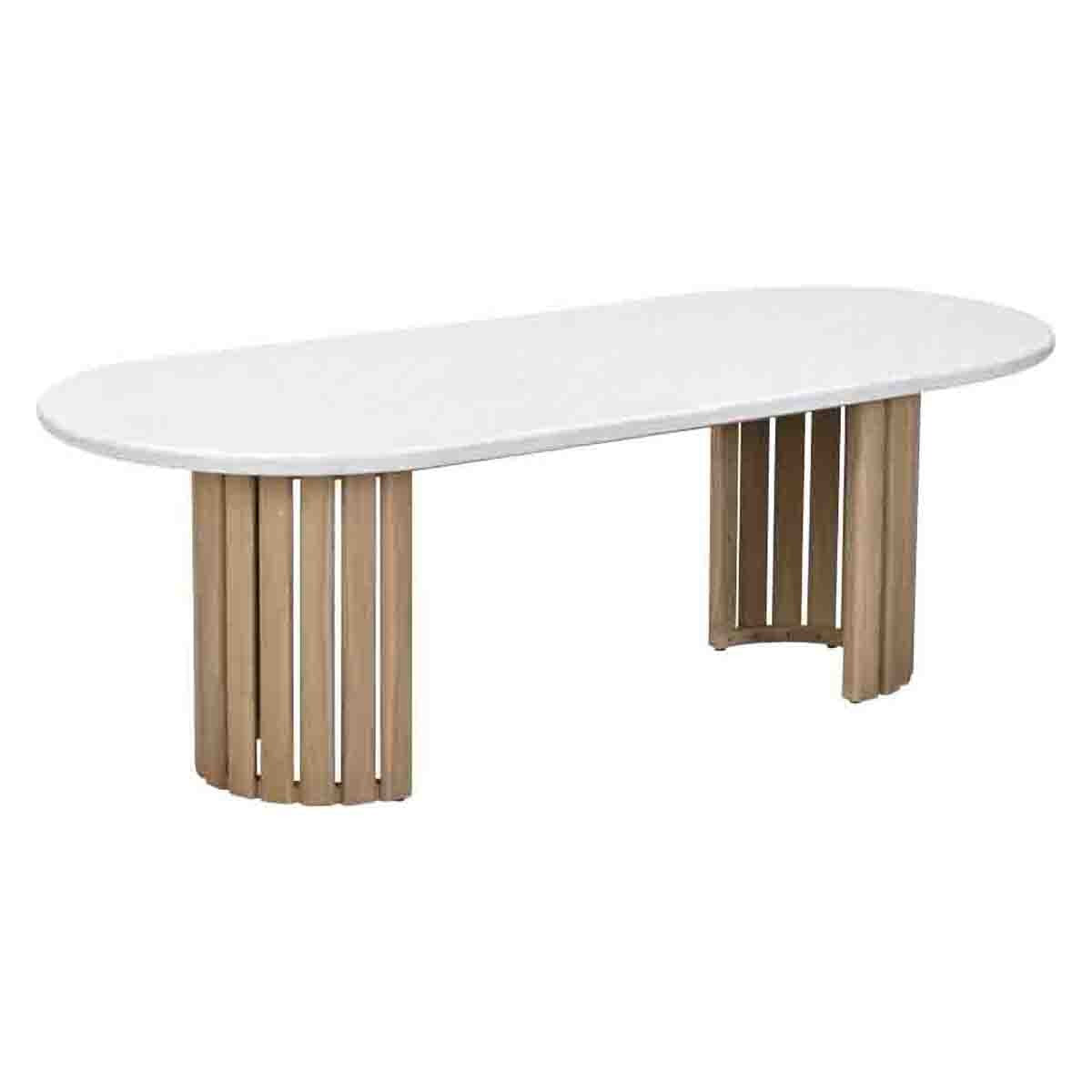 Ibiza dining tuintafel ovaal - 230x100 cm -acaciahout