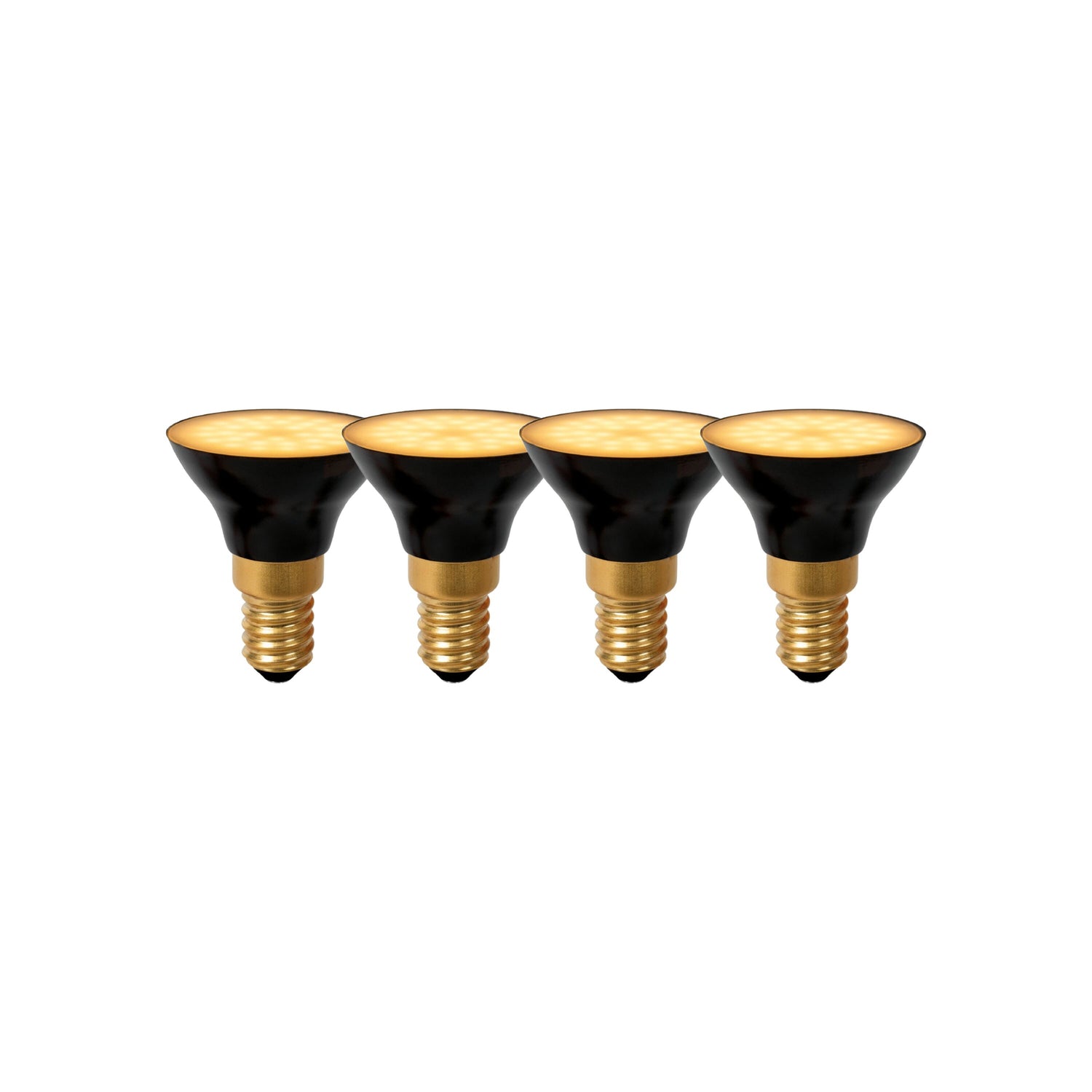 Lucide G45 Led lamp - Zwart (set van 4)