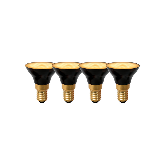 Lucide G45 Led lamp - Zwart (set van 4)