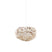 Umage Eos hanglamp mini Ø35 wit snoer, lichtbruin