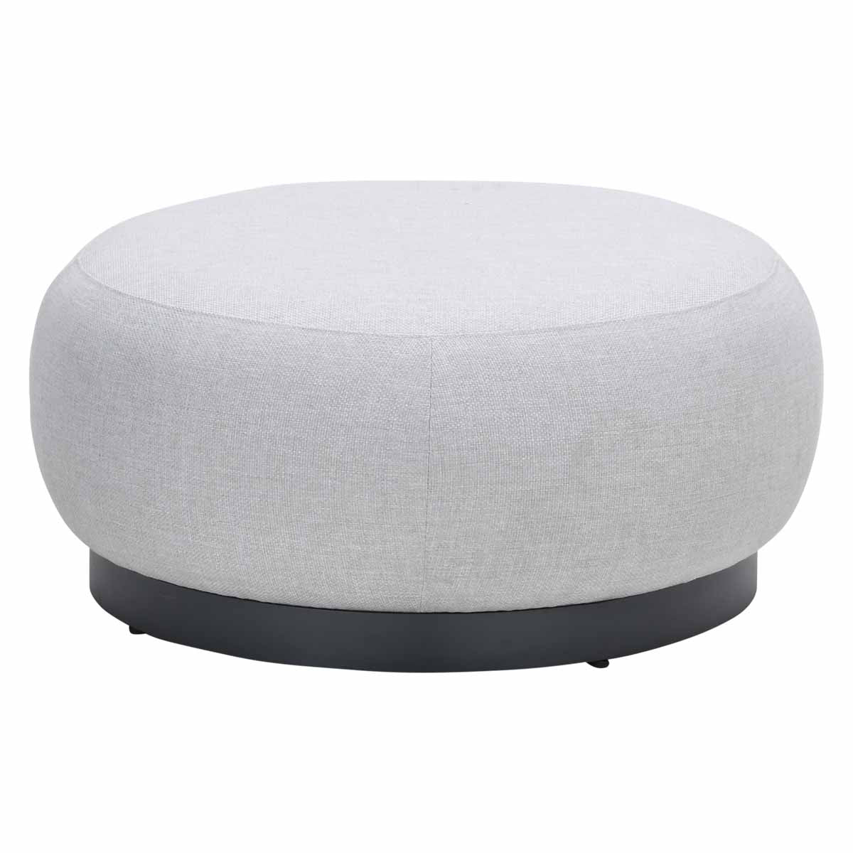 Marseille poef carbon black - valley sand – waterbestendig