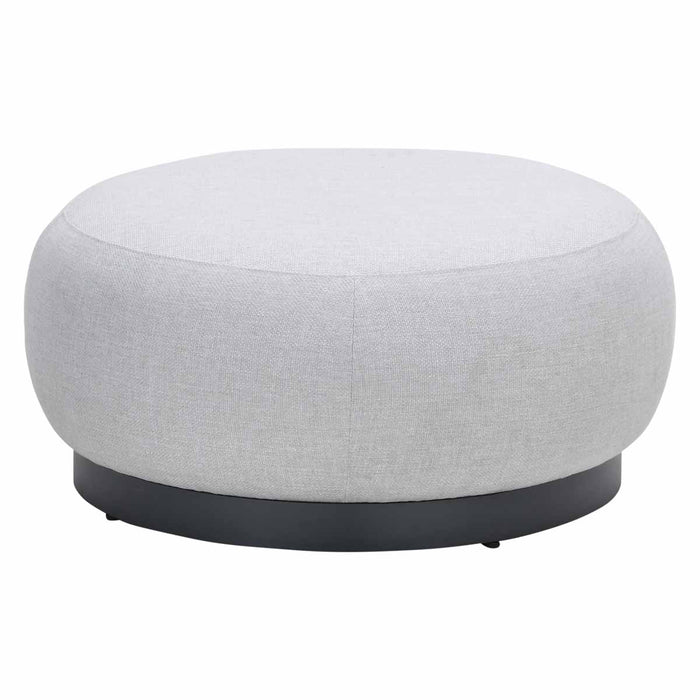 Marseille poef carbon black - valley sand – waterbestendig