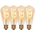 Lucide ST64 Filament lamp - Amber (set van 4)