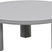 Elefanti aluminium lounge tafel - Ø80xH32 cm - taupe