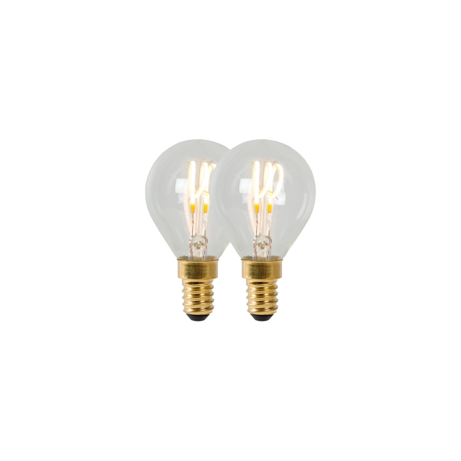 Lucide P45 Filament lamp - Transparant (set van 2)