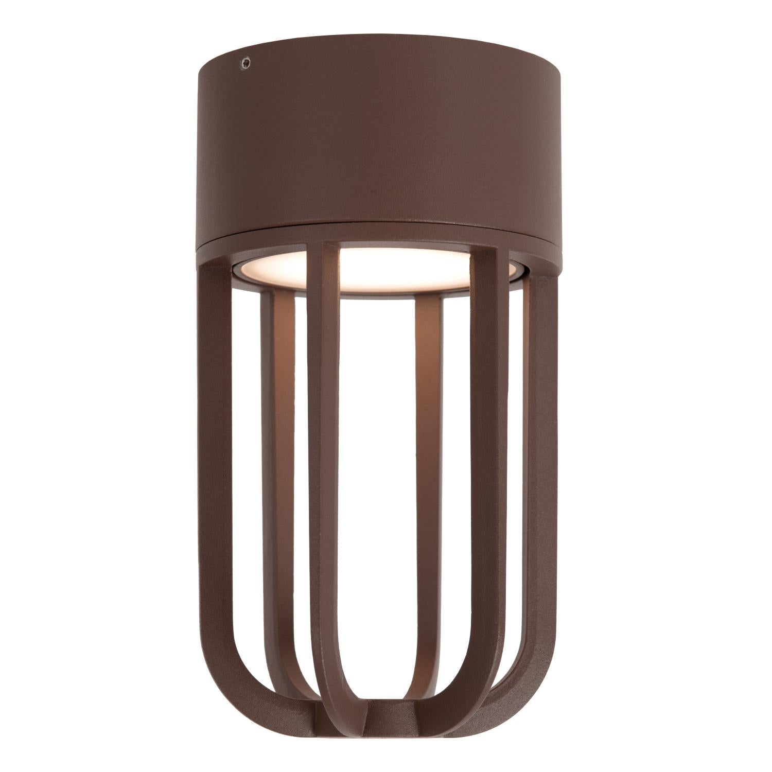 Lucide WELLS Plafonnière - Roest bruin