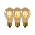 Lucide A60 Filament lamp - Amber (set van 3)