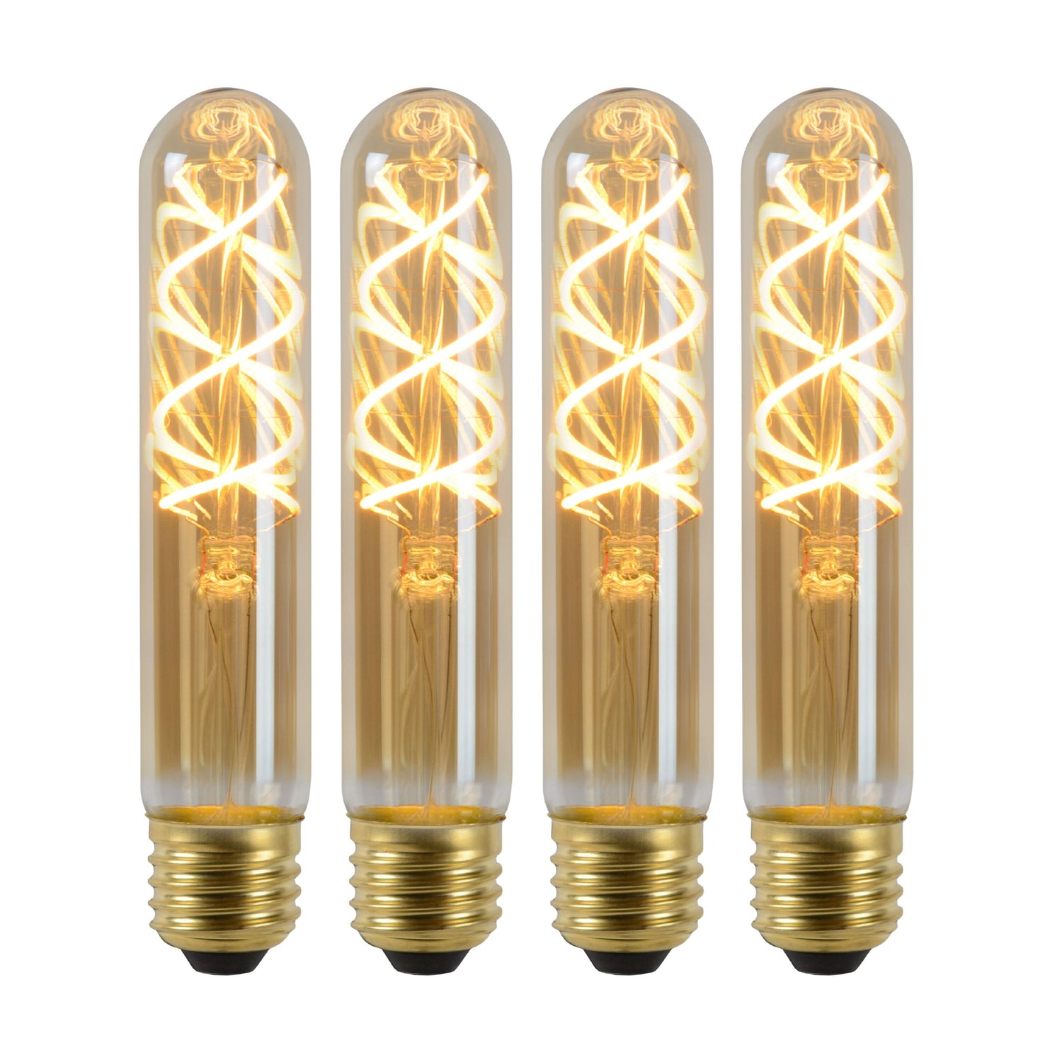 Lucide T32 Filament lamp - Amber (set van 4)