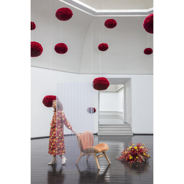 Umage Eos hanglamp mini Ø35 wit snoer, lichtroze