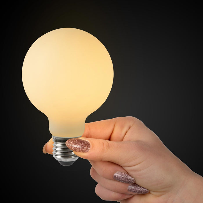 Lucide G80 Filament lamp - Opaal (set van 2)