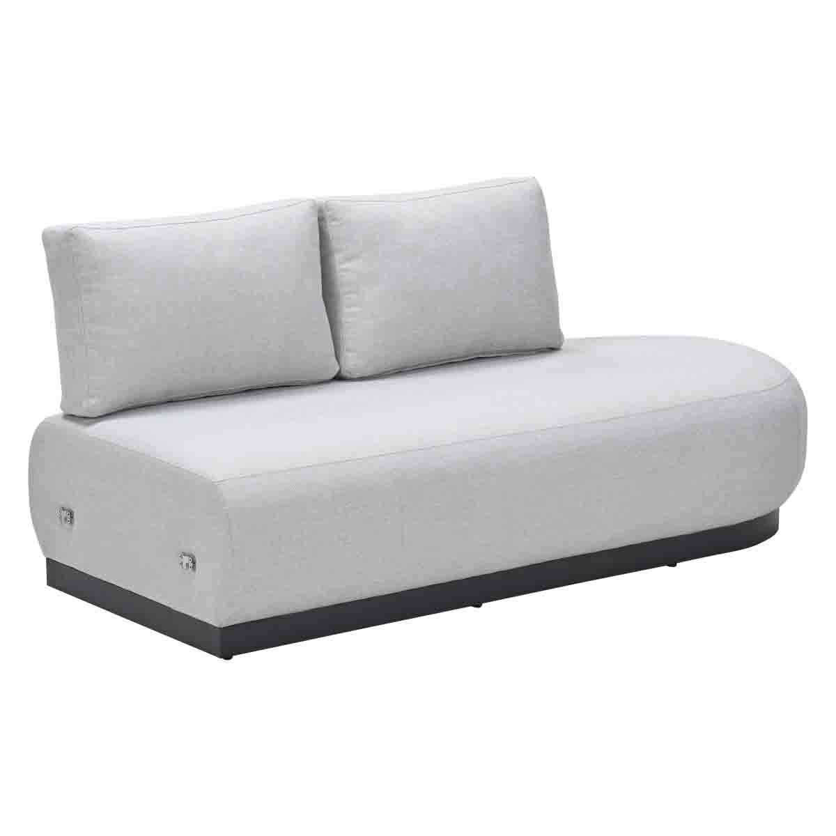 Marseille 2-zits chaise longue links - valley sand