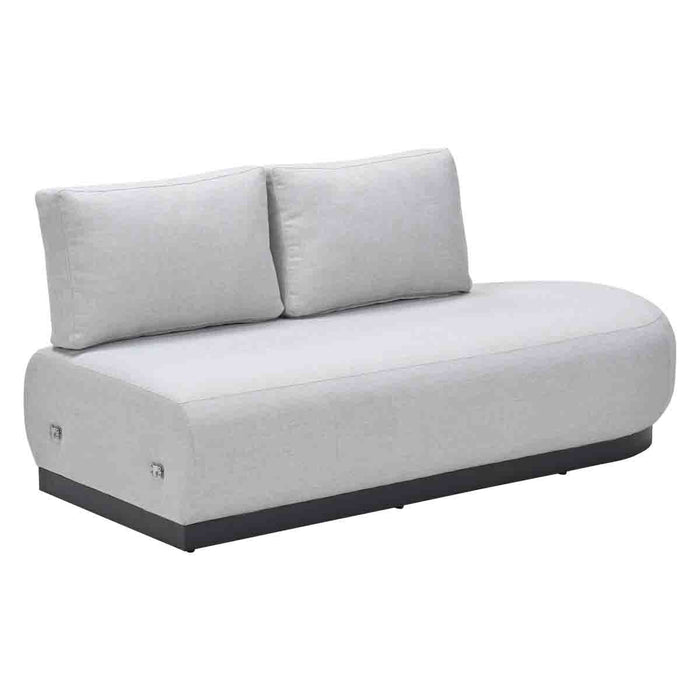 Marseille 2-zits chaise longue links - valley sand