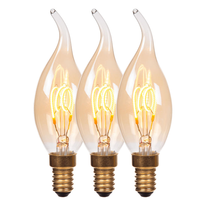 Lucide CT35 Filament lamp - Amber (set van 3)