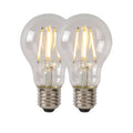Lucide A60 Class B Filament lamp - Transparant (set van 2)