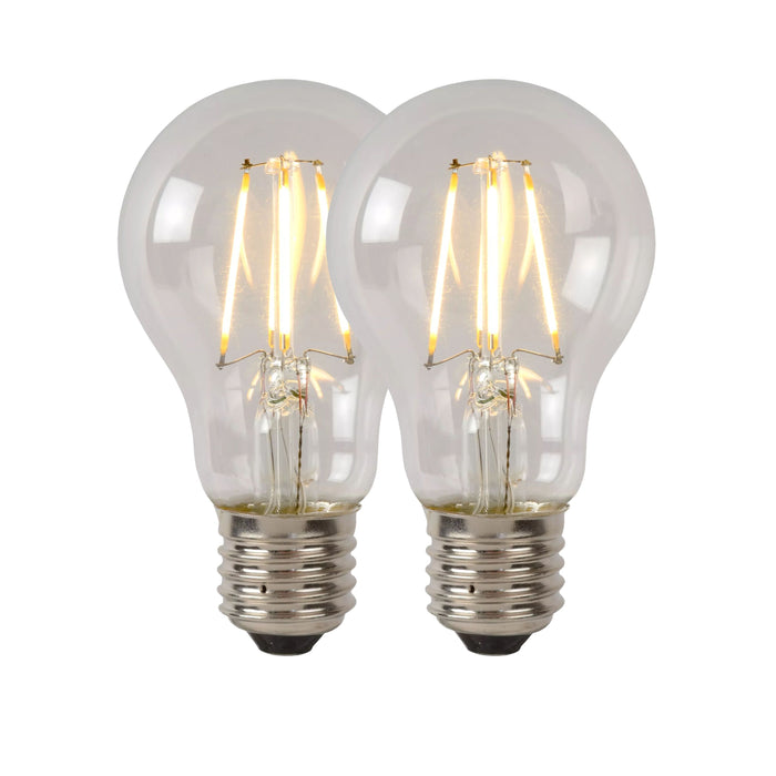 Lucide A60 Class B Filament lamp - Transparant (set van 2)