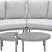 Garden Impressions Solita lounge sofa set sand - rope grey sand
