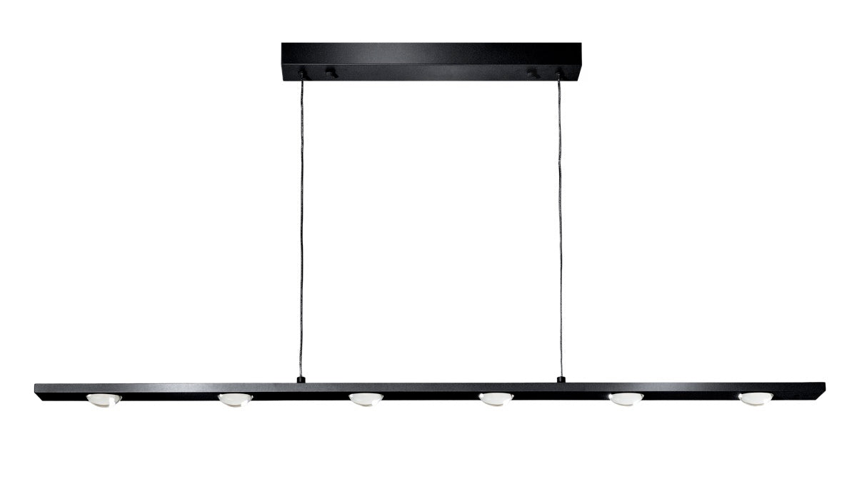 ETH Jake Hanglamp Led met lens 2700k 42w zwart dimbaar op lamp