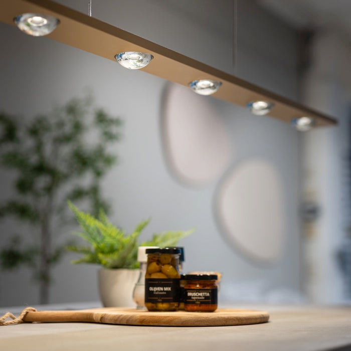 ETH Jake Hanglamp Led met lens 2700k 42w zwart dimbaar op lamp