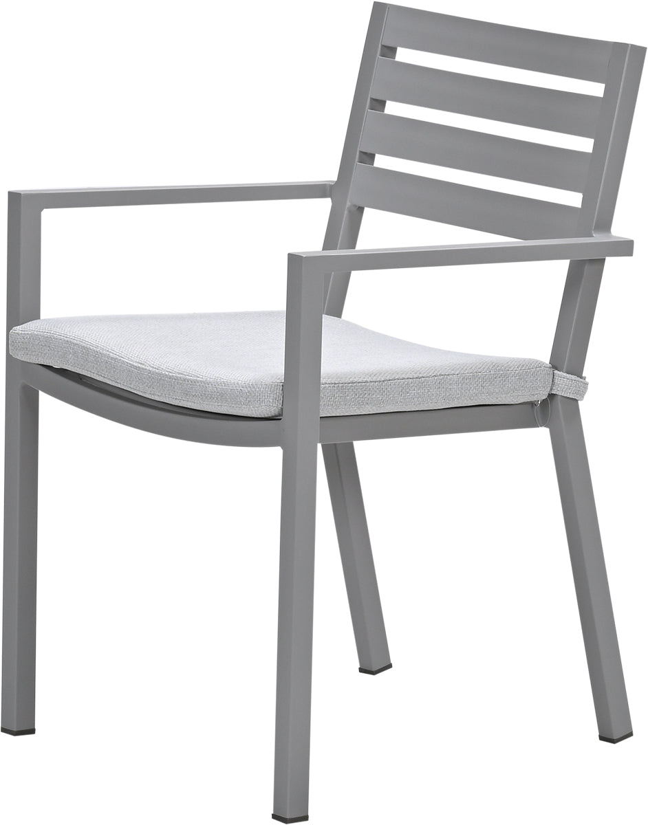 Oklahoma aluminium dining tuinstoel - taupe - valley sand