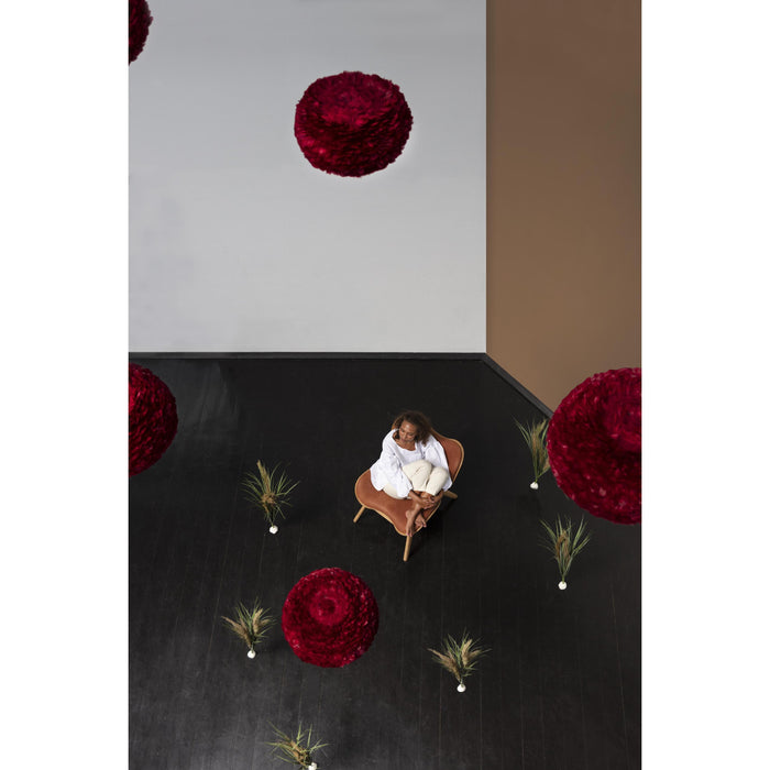 Umage Eos hanglamp mini Ø35 wit snoer, lichtbruin