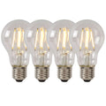 Lucide A60 Class B Filament lamp - Transparant (set van 4)
