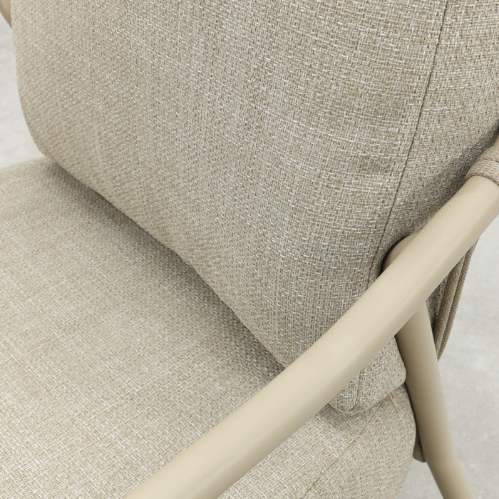 VDG Pisa low-dining tuinstoel - Latte