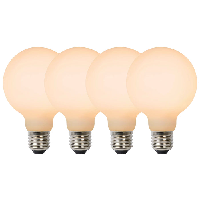 Lucide G80 Filament lamp - Opaal (set van 4)