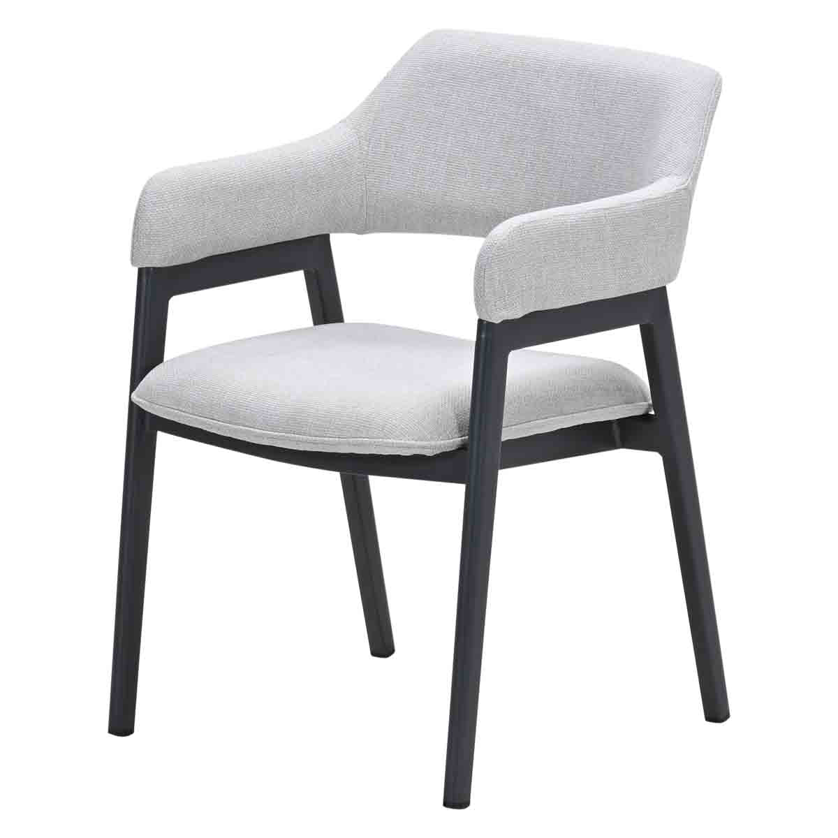 Selina dining tuinstoel - carbon black frame-all weather