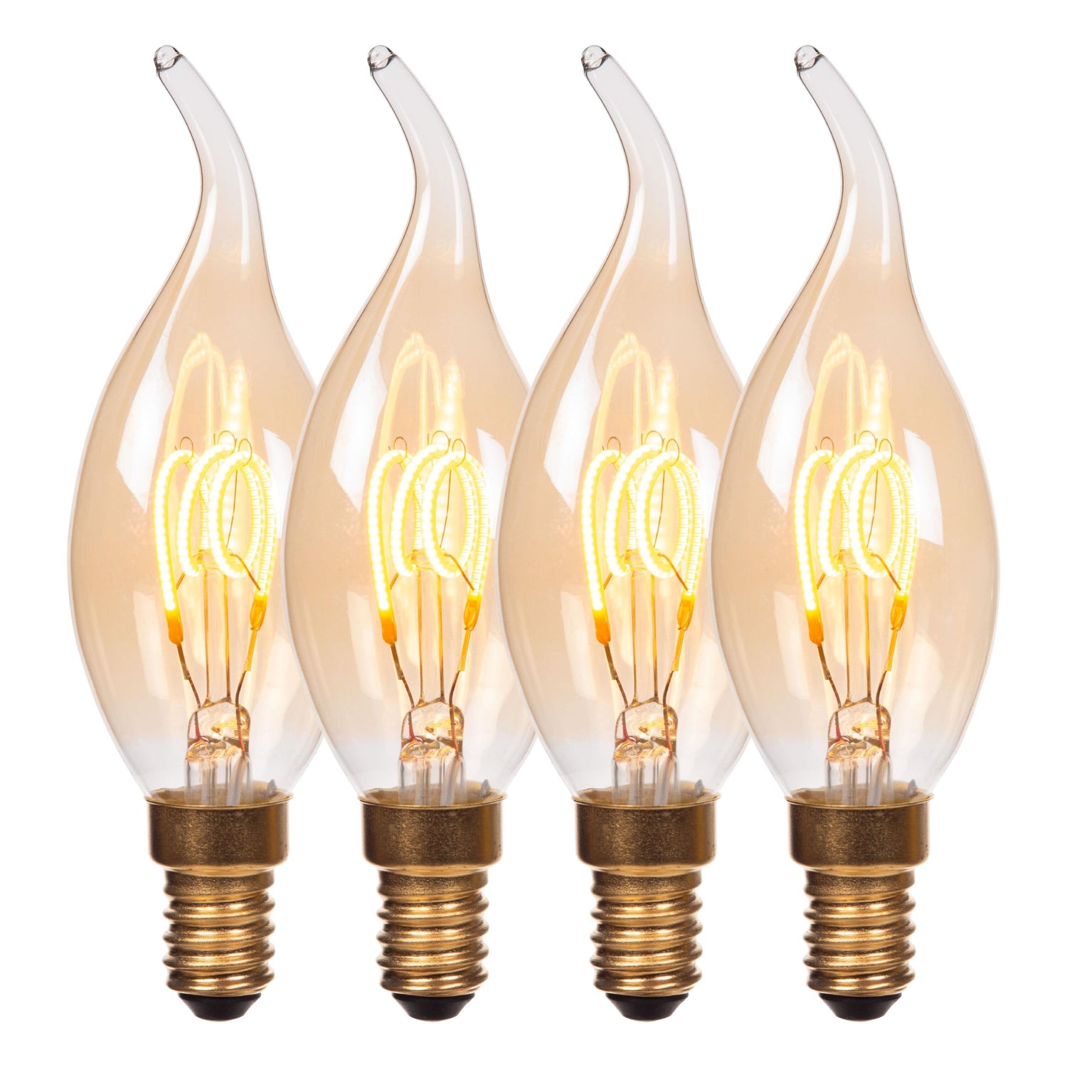 Lucide CT35 Filament lamp - Amber (set van 4)