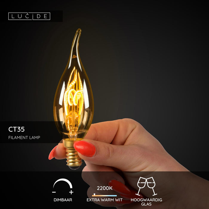Lucide CT35 Filament lamp - Amber (set van 2)