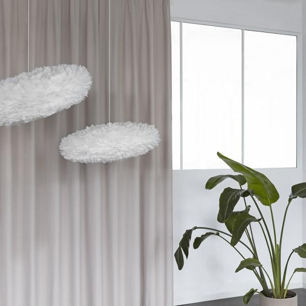 Umage Eos Esther hanglamp large 75x49 zwart snoer, wit