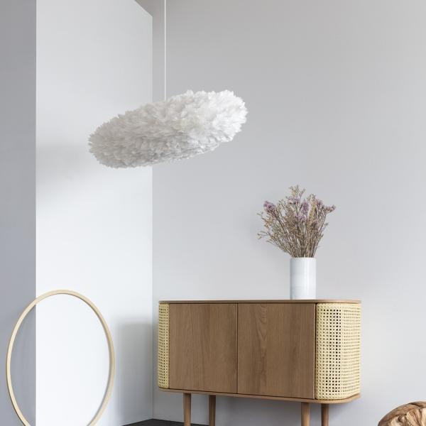 Umage Eos Esther hanglamp large 75x49 zwart snoer, wit