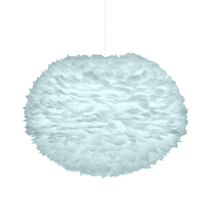 Umage Eos hanglamp large Ø65 wit snoer, lichtblauw