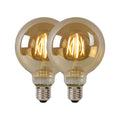 Lucide G95 Filament lamp - Amber (set van 2)