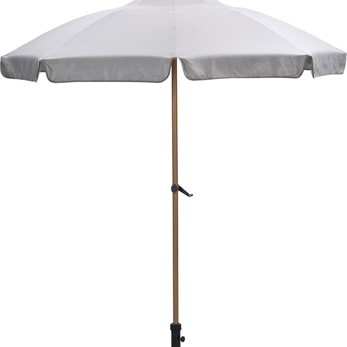 Aloha – stokparasol Ø200 cm – light teak look – taupe