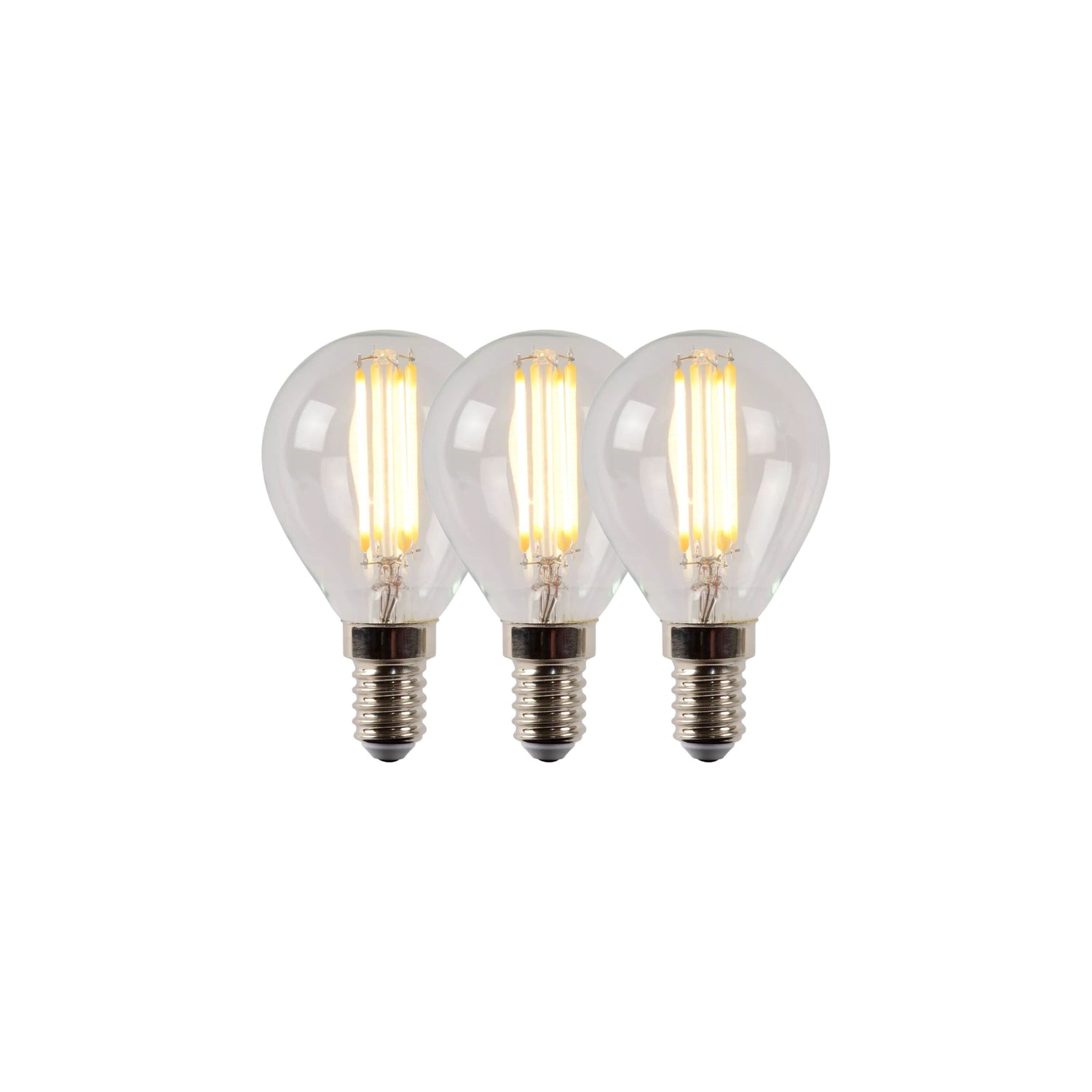 Lucide P45 Filament lamp - Transparant (set van 3)