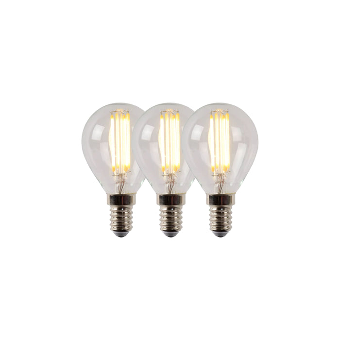 Lucide P45 Filament lamp - Transparant (set van 3)