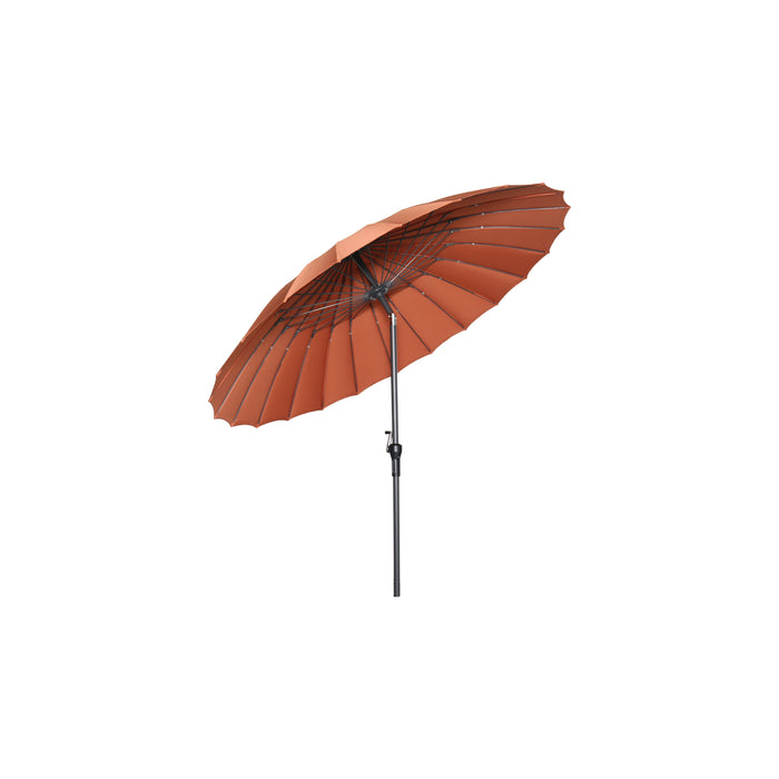 Manilla parasol - Ø250 cm - carbon black - koper