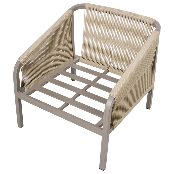 Beliani - MURATO - Loungeset 5-zits - Beige - Aluminium