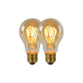 Lucide A60 Filament lamp - Amber (set van 2)