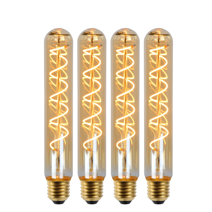 Lucide T32 Filament lamp - Amber (set van 4)