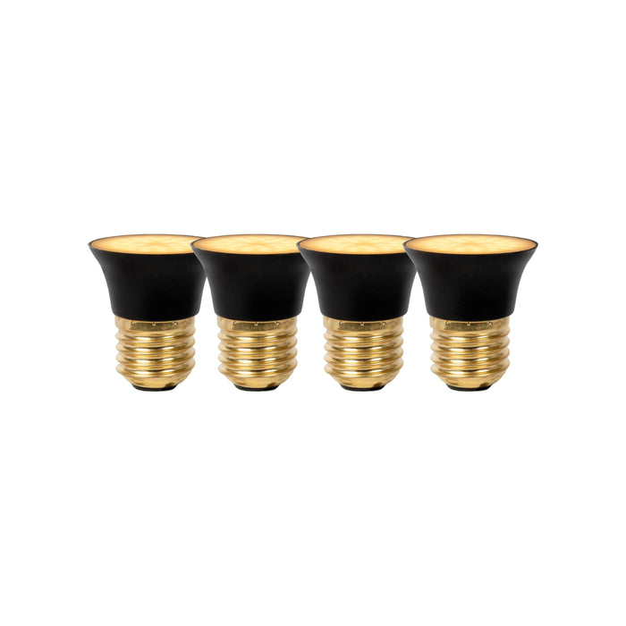 Lucide G45 Led lamp - Zwart (set van 4)