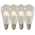 Lucide ST64 Class B Filament lamp - Transparant (set van 4)