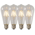 Lucide ST64 Class B Filament lamp - Transparant (set van 4)